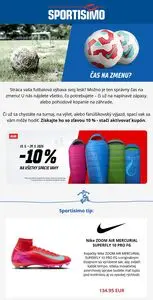 Propagačné noviny SPORTISIMO, platné od 2025-05-22 do 2025-05-26.