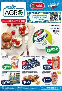 Propagačné noviny milk AGRO, platné od 2025-05-21 do 2025-05-27.