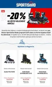 Propagačné noviny SPORTISIMO, platné od 2025-05-26 do 2025-05-30.