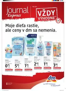 Propagačné noviny dm, platné od 2025-05-14 do 2025-05-31.