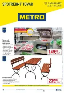 Propagačné noviny METRO, platné od 2025-05-21 do 2025-06-03.