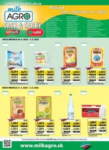 Propagačné noviny milk AGRO, platné od 2025-05-28 do 2025-06-03.