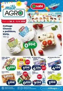 Propagačné noviny milk AGRO, platné od 2025-05-28 do 2025-06-03.