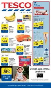 Propagačné noviny TESCO, platné od 2025-05-28 do 2025-06-03.