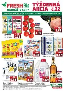 Propagačné noviny FRESH, platné od 2025-05-29 do 2025-06-04.