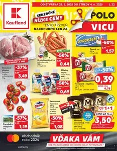Propagačné noviny Kaufland, platné od 2025-05-29 do 2025-06-04.