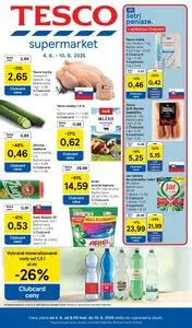 Propagačné noviny TESCO, platné od 2025-06-04 do 2025-06-10.