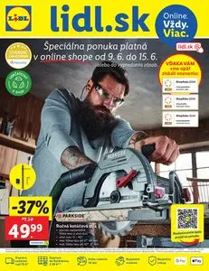 Propagačné noviny LIDL, platné od 2025-06-09 do 2025-06-15.