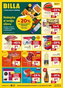 Propagačné noviny BILLA, platné od 2025-06-11 do 2025-06-17.
