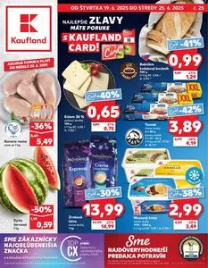Propagačné noviny Kaufland, platné od 2025-06-19 do 2025-06-25.