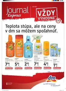 Propagačné noviny dm, platné od 2025-06-14 do 2025-06-30.