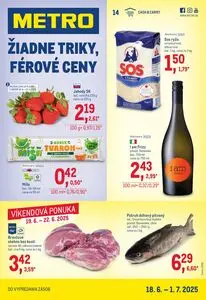 Propagačné noviny METRO, platné od 2025-06-18 do 2025-07-01.