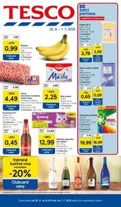 Propagačné noviny TESCO, platné od 2025-06-25 do 2025-07-01.