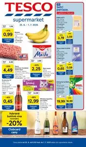 Propagačné noviny TESCO, platné od 2025-06-25 do 2025-07-01.