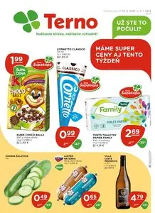 Propagačné noviny Terno, platné od 2025-06-26 do 2025-07-02.