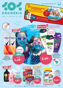 Propagačné noviny 101 Drogerie, platné od 2025-06-25 do 2025-07-08.