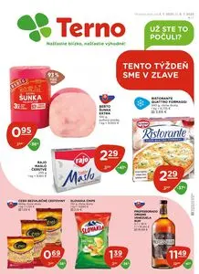 Propagačné noviny Terno, platné od 2025-07-03 do 2025-07-09.