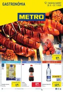 Propagačné noviny METRO, platné od 2025-06-18 do 2025-07-15.