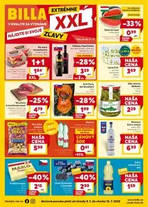Propagačné noviny BILLA, platné od 2025-07-09 do 2025-07-15.