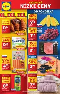 Propagačné noviny LIDL, platné od 2025-07-14 do 2025-07-20.
