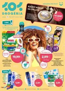 Propagačné noviny 101 Drogerie, platné od 2025-07-09 do 2025-07-22.