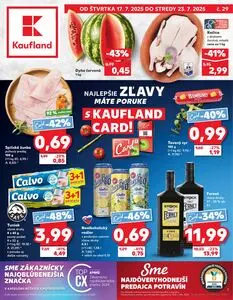 Propagačné noviny Kaufland, platné od 2025-07-17 do 2025-07-23.