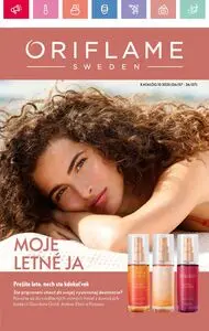 Propagačné noviny Oriflame, platné od 2025-07-06 do 2025-07-26.