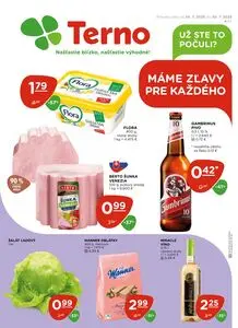 Propagačné noviny Terno, platné od 2025-07-24 do 2025-07-30.