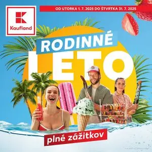 Propagačné noviny Kaufland, platné od 2025-07-01 do 2025-07-31.