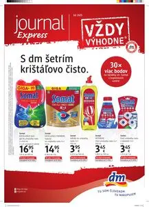 Propagačné noviny dm, platné od 2025-07-14 do 2025-07-31.