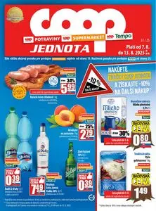 Propagačné noviny COOP, platné od 2025-08-07 do 2025-08-13.