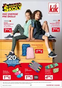 Propagačné noviny kik, platné od 2025-08-11 do 2025-08-17.