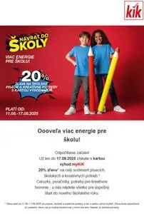 Propagačné noviny kik, platné od 2025-08-11 do 2025-08-17.