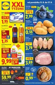 Propagačné noviny LIDL, platné od 2025-08-11 do 2025-08-17.