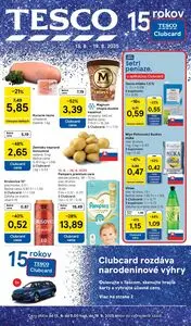 Propagačné noviny TESCO, platné od 2025-08-13 do 2025-08-19.