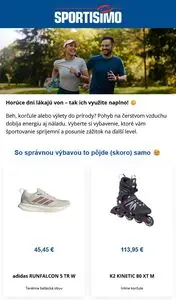 Propagačné noviny SPORTISIMO, platné od 2025-08-16 do 2025-08-20.