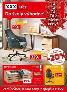Propagačné noviny XXXLutz, platné od 2025-08-04 do 2025-08-31.
