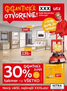 Propagačné noviny XXXLutz, platné od 2025-08-18 do 2025-08-31.