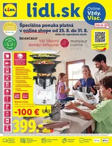 Propagačné noviny LIDL, platné od 2025-08-25 do 2025-08-31.
