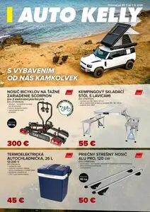 Propagačné noviny AUTO KELLY, platné od 2025-07-29 do 2025-09-01.