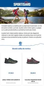 Propagačné noviny SPORTISIMO, platné od 2025-08-28 do 2025-09-01.