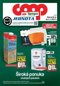 Propagačné noviny COOP, platné od 2025-08-28 do 2025-09-03.