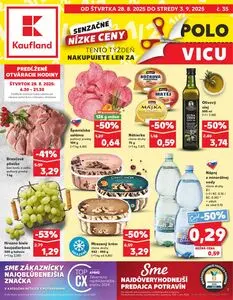 Propagačné noviny Kaufland, platné od 2025-08-28 do 2025-09-03.