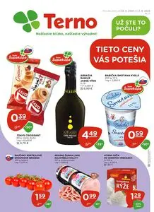 Propagačné noviny Terno, platné od 2025-08-28 do 2025-09-03.
