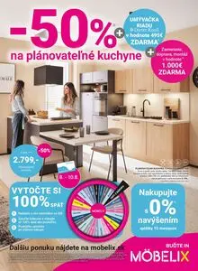 Propagačné noviny MÖBELIX, platné od 2025-08-04 do 2025-09-07.