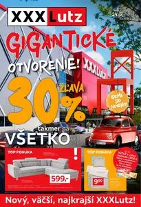 Propagačné noviny XXXLutz, platné od 2025-08-25 do 2025-09-07.
