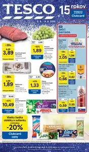 Propagačné noviny TESCO, platné od 2025-09-03 do 2025-09-09.