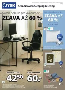 Propagačné noviny JYSK, platné od 2025-09-03 do 2025-09-14.