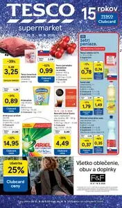 Propagačné noviny TESCO, platné od 2025-09-10 do 2025-09-16.