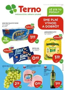 Propagačné noviny Terno, platné od 2025-09-11 do 2025-09-17.